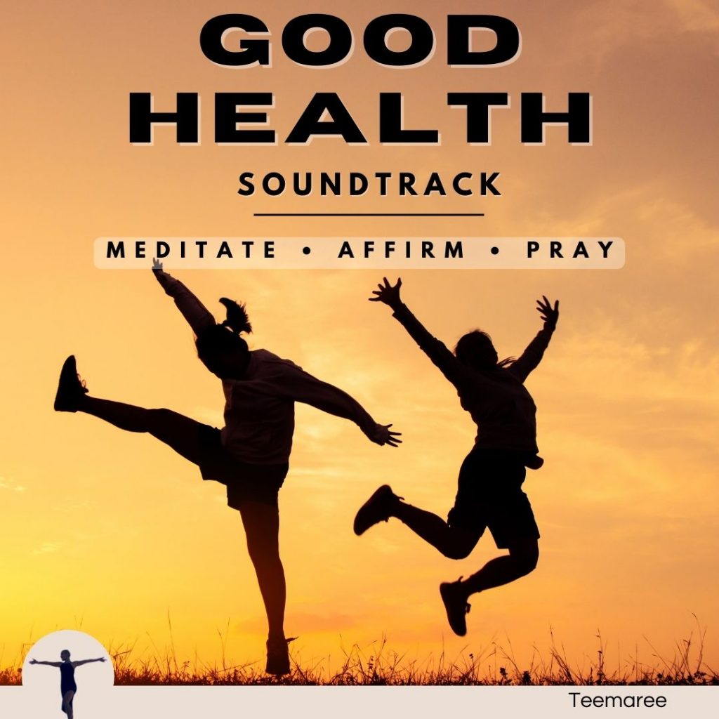 Think healthier. Be healthy. This good health practice is a personal development product by Teemaree. It is for the mind, body, and spirit. Simply listen to the guided meditation, affirmation track, and prayer to increase feelings of health.