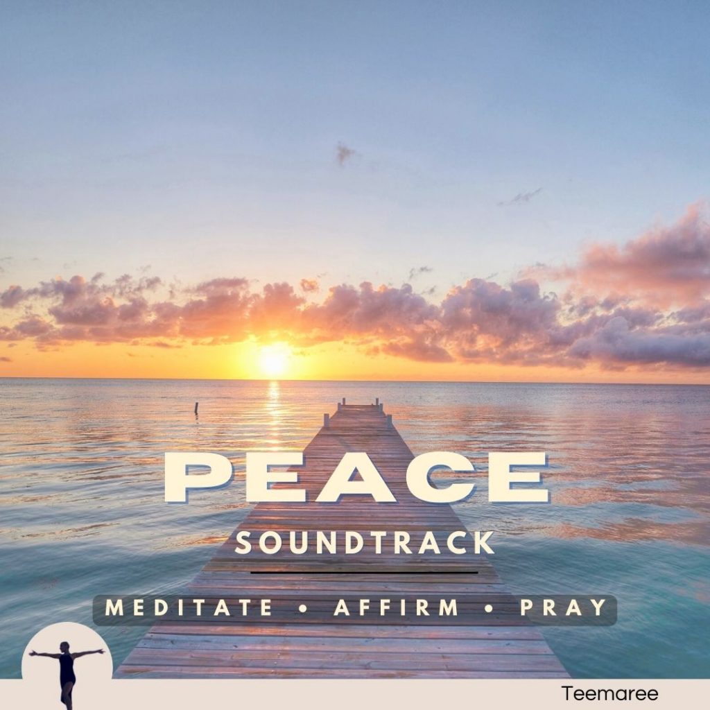 Experience peace. This peace practice is a personal development product by Teemaree. It is for the mind and spirit. Simply listen to the guided meditation, affirmation track, and prayer to feel more peaceful.