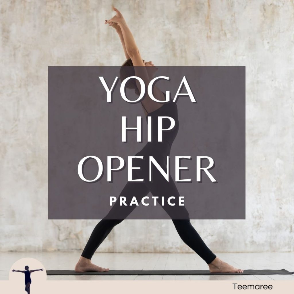 Open and stretch the hips. This yoga hip opener practice is a personal development product by Teemaree. It is for the body. Enjoy unlimited access to the practice and watch anytime to open the hips.