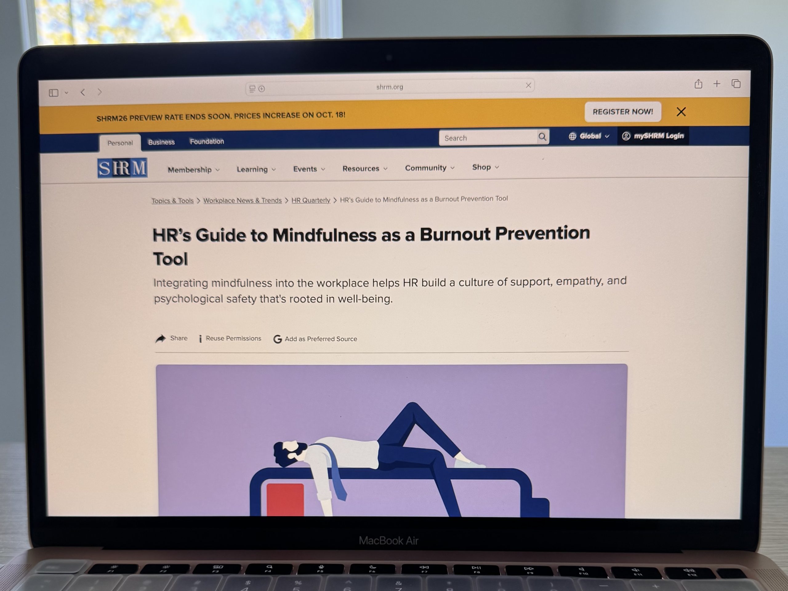 Featured in SHRM: How Mindfulness Prevents Burnout in the Workplace ...